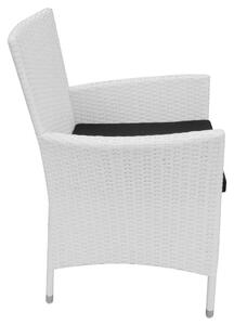Zahradní židle Free - 4 ks s poduškami - polyratan | krémové