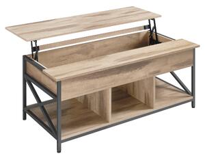 KONFERENČNÍ STOLEK, hnědá, černá, kov, kompozitní dřevo, 120/60/48 cm MID.YOU - Konferenční stolky, Online Only