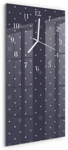 Skleněné hodiny vertikální Vzor zsppb-30x60-00079496