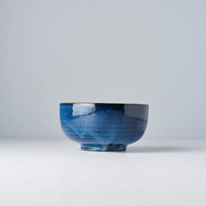 Modrá keramická miska MIJ Indigo, ø 16 cm