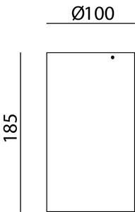 Il Fanale 208.01.ON Girasoli, stropní svítidlo z přírodní mosazi, 1x15W E27, prům.10cm, výška 18,5cm