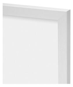 Bílý plastový rámeček na zeď 75x30 cm