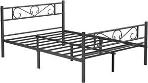 Kovová postel VASAGLE 140 x 190 cm