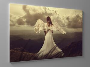 Liox Obraz anděl v horách Rozměr: 60 x 40 cm