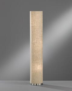 Béžová stojací lampa s textilním stínidlem (výška 110 cm) Thor – Fischer & Honsel