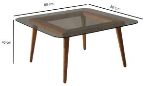 Kalune Design Konferenční stolek Smart bronzový