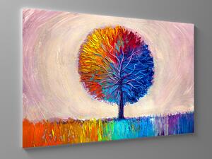 Liox Obraz kouzelný barevný strom Rozměr: 60 x 40 cm