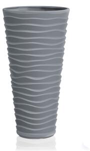 PROSPERPLAST Květináč - SAND SLIM Průměr: 35 cm, Barva: šedá