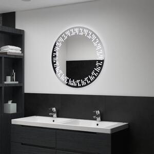 Koupelnové zrcadlo - kulaté - s LED osvětlením | 70 cm