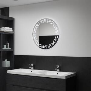 Koupelnové zrcadlo - kulaté - s LED osvětlením | 60 cm