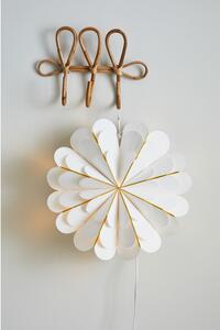 Bílá světelná dekorace s vánočním motivem ø 45 cm Marigold – Markslöjd