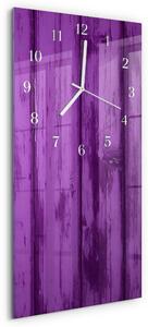 Skleněné hodiny vertikální Dřevo zsppb-30x60-00085008