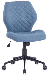 OTOČNÁ ŽIDLE, tkaná látka, modrá Carryhome - Otočné židle