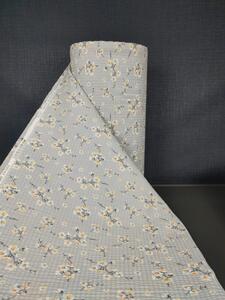 Ervi bavlna - krep š.240 cm - Třešňový květ na šedém č.25732-10, metráž