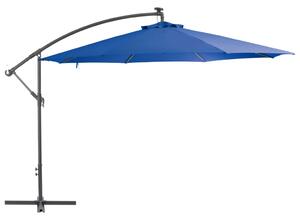 Konzolový slunečník Galantis s hliníkovou tyčí - modrý | 350 cm