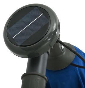 Konzolový slunečník Gettin s LED světly - ocelová tyč - azurový | 300 cm