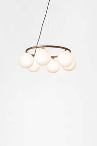 Nuura - Miira 6 Circular Lustr Dark Bronze/Opal White - Lampemesteren