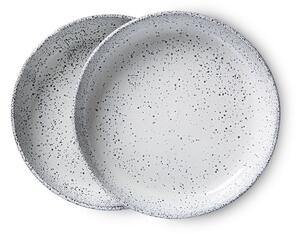 Kameninový talíř Gradient Cream 21,5 cm - set 2 ks