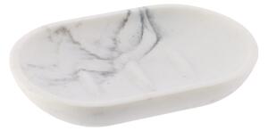 Miska na mýdlo Everist Marble, bílá
