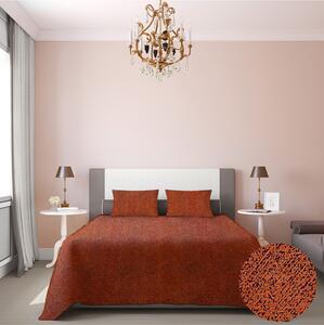 Ervi přehoz na postel jednolůžko/dvoulůžko - oranžový