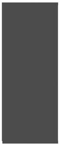 Příborník Slack - dřevotříska - černý | 105x30x75 cm