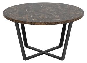 Hnědý kulatý konferenční stolek ø 77 cm Amble - Actona