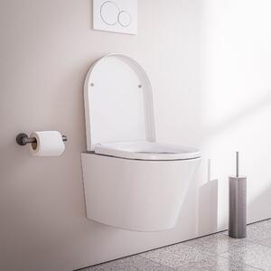 Závěsné WC 1080RVčetně pomalu padajícího prkénka Soft-close, rimless - bílá lesklá