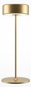 Maytoni Přenosná stolní stmívatelná LED lampa jejíž vzhled navrhla AI, 3W, v. 34,5 cm, 2200K-4000K, IP20 Barva: Zlatá