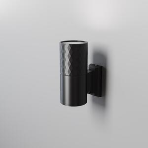 Maytoni Venkovní nástěnné svítidlo BOWERY, 1xGU10, v. 14,5 cm, IP54 Barva: Černá