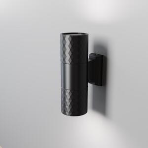 Maytoni Venkovní nástěnné svítidlo BOWERY, 2xGU10, v. 19 cm, IP54 Barva: Černá