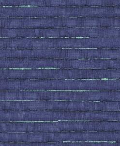 Modrá vliesová tapeta na zeď, pruhy, SPI505, Spirit of Nature, Khroma by Masureel