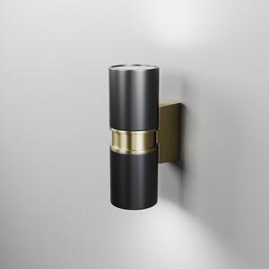 M O582WL-02B Nástěnné svítidlo Bowery GU10x2 2x50W černý hliník IP54 - MAYTONI