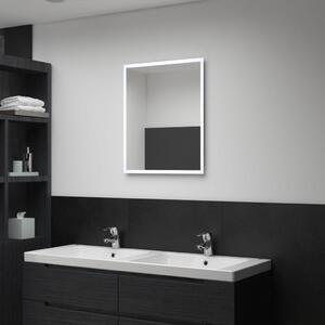 Koupelnové nástěnné zrcadlo Claudia s LED osvětlením | 50 x 60 cm