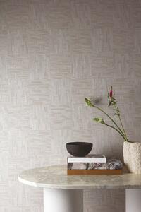 Hnědo-šedá geometrická vliesová tapeta na zeď, SPI403, Spirit of Nature, Khroma by Masureel