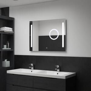 Koupelnové zrcadlo Melissa s LED světly a dotykovým senzorem | 80 x 60 cm