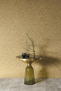 Hnědo-béžová geometrická vliesová tapeta na zeď, SPI201, Spirit of Nature, Khroma by Masureel