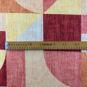 Ervi bavlna flanel š.240cm Abstrakce oranžová/červená - 26589-9, metráž -