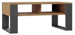 KÁVOVÝ STOLEK LAVICE MODERN 2P ANTRACIT DUB ARTISAN