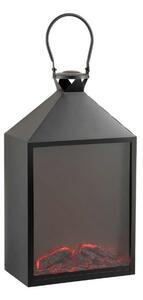 LED dekorace lucerna COZY WARM 55x30 cm, černá
