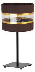 Stolní lampa Elegance, 1x textilní stínítko (výběr ze 6 barev), (výběr ze 2 barev konstrukce), g, ln