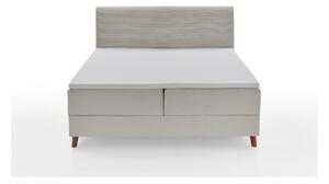 Béžová boxspring postel s úložným prostorem 180x200 cm Memphis - Meise Möbel