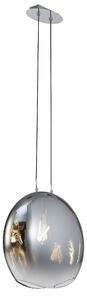 Mantra 6185 Lens large závěsné svítidlo z grafitového skla,1x40W E27 , šířka 40cm