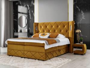 Kontinentální postel Banjul Lux, Rozměr postele: 200x200, Barva:: Kameleon 48 Mirjan24 5903211225512