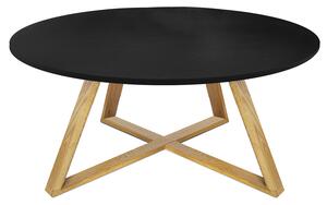 Konferenční stolek Loodwood černá/přírodní