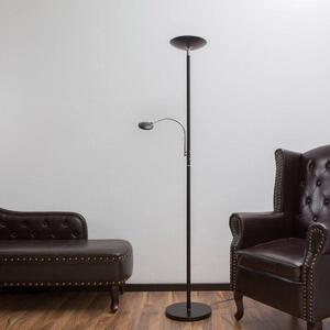 Lindby - Malea LED Stojací Lampa w/Arm BlackLindby - Lampemesteren