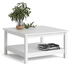 Bílý konferenční stolek 81x81 cm Madrid - Tvilum