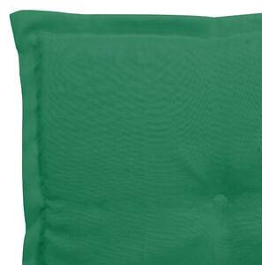 Podušky na zahradní židle - 2 ks - zelené | 50x50x3 cm