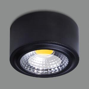 ACB Iluminacion Stropní LED svítidlo STUDIO, ⌀ 12 cm, 12W, CRI90 Barva: Černá, Stmívání, řízení: DALI/PUSH