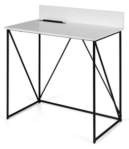 Bílý pracovní stůl Tenzo Tell, 80 x 48 cm