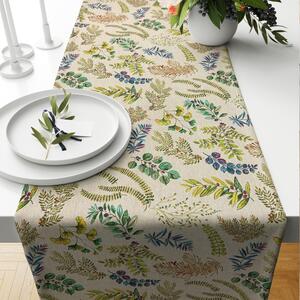 Ervi gobelinový běhoun na stůl - Green Leaves